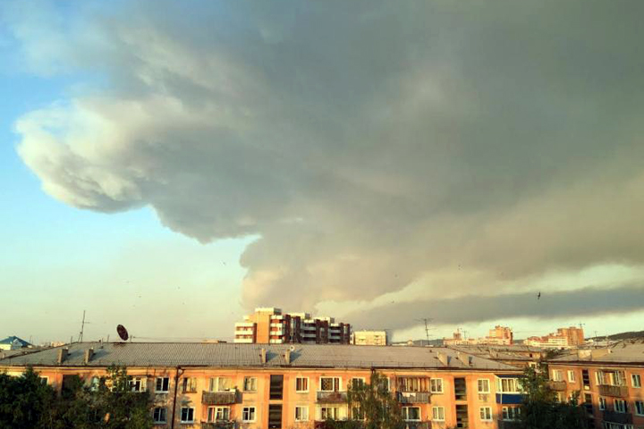 Площадь пожара в Бурятии после падения БМД выросла в пять раз