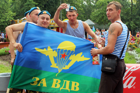 День ВДВ прошел без фонтанов 