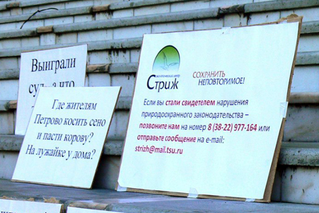 Томский экоцентр признан иностранным агентом за критику вырубок леса Томский экоцентр признан иностранным агентом за критику вырубок леса