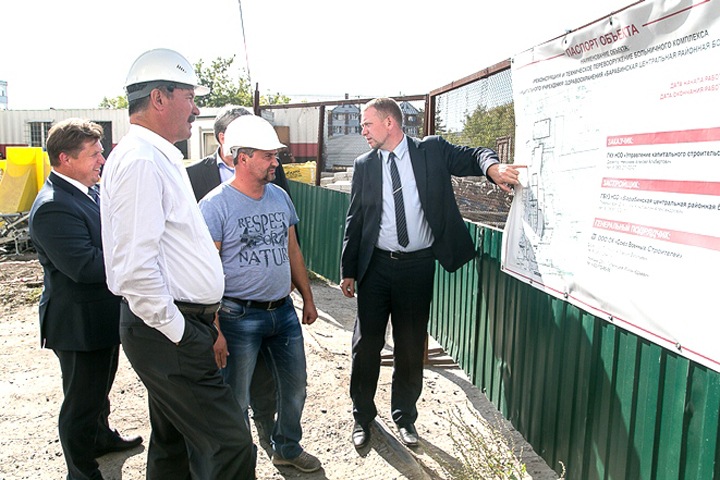 Реконструкция ЦРБ в Барабинске на финишной прямой Реконструкция ЦРБ в Барабинске на финишной прямой