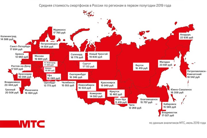 Новосибирцы выбирают дорогие смартфоны