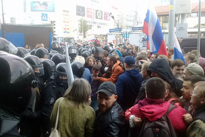 Новосибирский студент получил 10 суток за участие в акции против пенсионной реформы