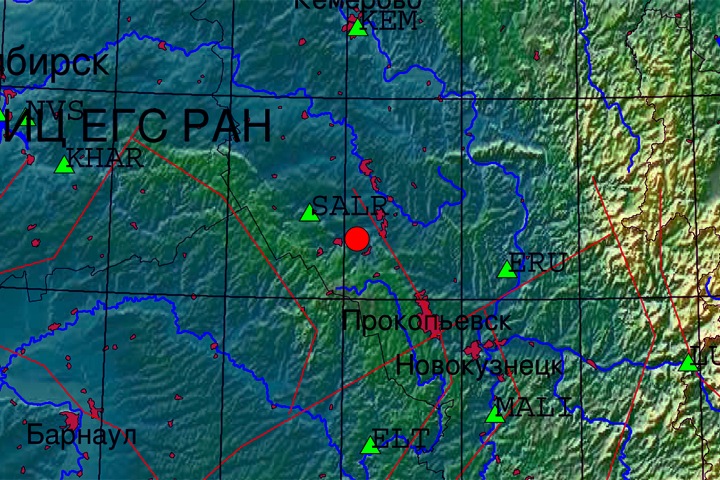 Землетрясение произошло под Гурьевском