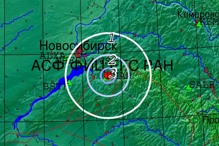 Землетрясение произошло под Новосибирском Землетрясение произошло под Новосибирском