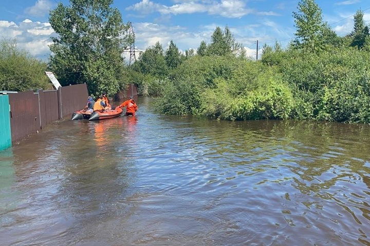 Наводнение в Забайкалье дошло до Читы