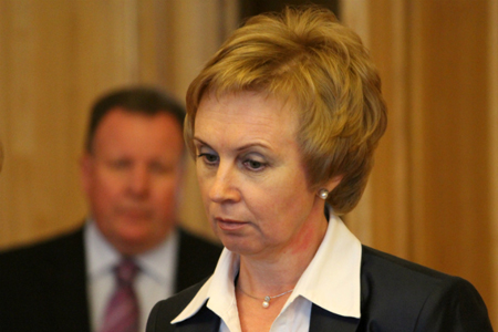 Новый министр экономического развития Новосибирской области промолчала на своем первом заседании правительства (фото)