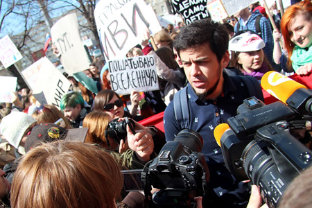 Артем Лоскутов получил премию Московской Хельсинской группы