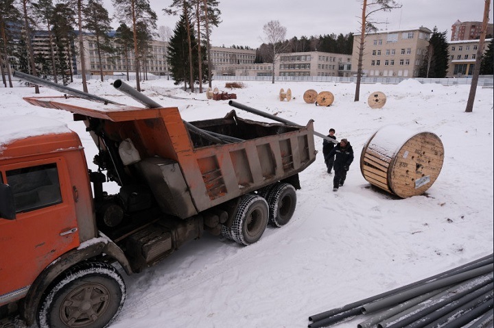 Власти отчитались о темпах строительства кампуса НГУ Власти отчитались о темпах строительства кампуса НГУ
