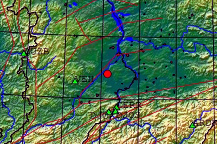 Землетрясение произошло под Абаканом Землетрясение произошло под Абаканом