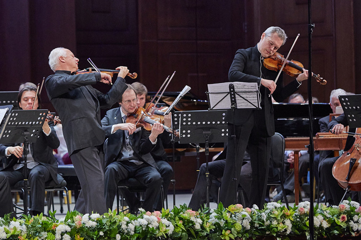 Спиваков и Репин впервые сыграли дуэтом на Транссибирском фестивале