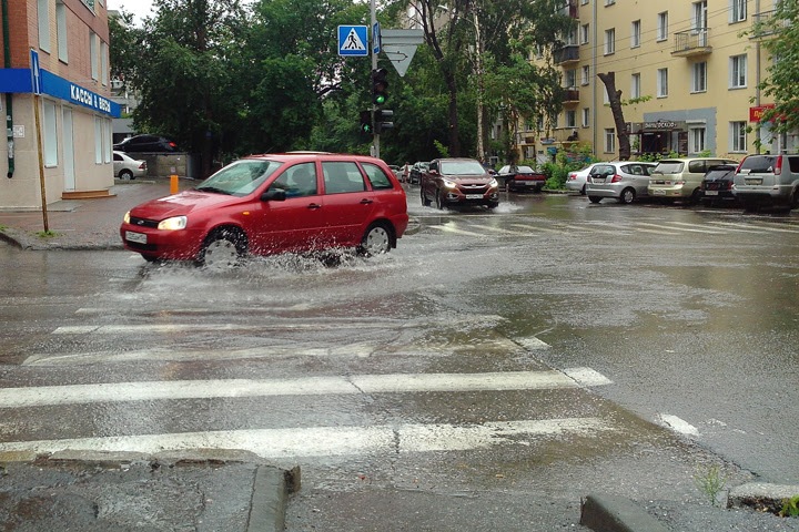 Дождь ожидает новосибирцев в начале рабочей недели