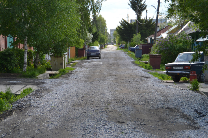 Власти Новосибирска запланировали ремонт 100 участков улиц частного сектора