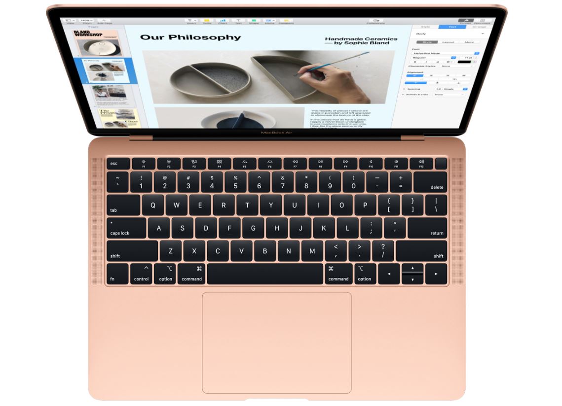 MacBook Air, изображение с сайта Apple