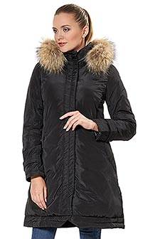 пуховик женский с мехом