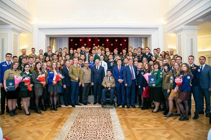 Стройотрядовцам СГУПСа вручены новые государственные награды