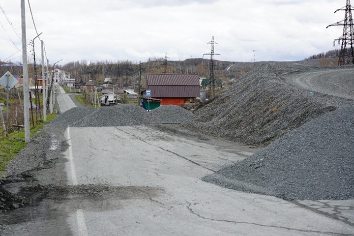 В Шерегеше «спрятали» плохие дороги перед приездом Цивилёва