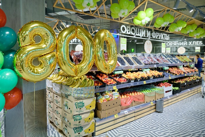 800-я «Пятёрочка» открылась в Сибири с кассами самообслуживания и пекарней 800-я «Пятёрочка» открылась в Сибири с кассами самообслуживания и пекарней