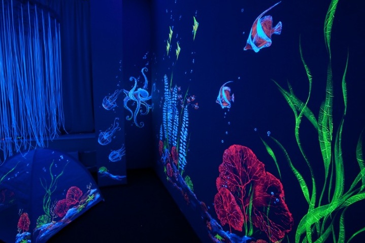 Краски люминофорные и роспись стен Краски люминофорные и роспись стен