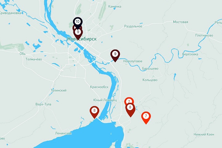 Уровень загрязнения в Новосибирске достиг максимума Уровень загрязнения в Новосибирске достиг максимума