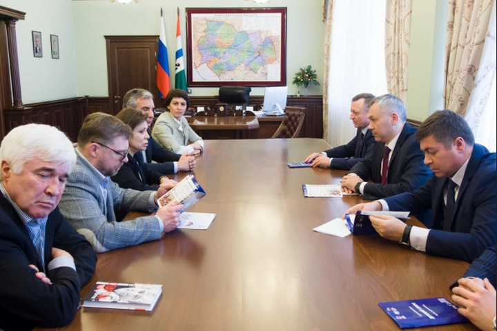 Травников обсудил детский спорт с Ириной Родниной Травников обсудил детский спорт с Ириной Родниной