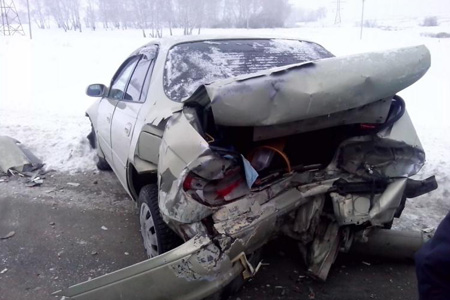 Пять автомобилей и маршрутка столкнулись под Новосибирском Пять автомобилей и маршрутка столкнулись под Новосибирском