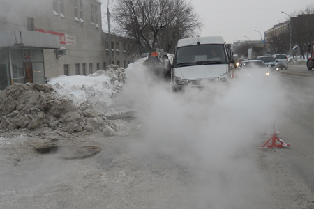 Авария оставила без отопления более 30 домов в Новосибирске Авария оставила без отопления более 30 домов в Новосибирске