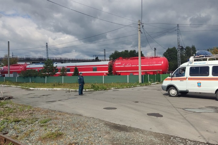 Утечка опасного химвещества произошла на железной дороге в Новосибирске