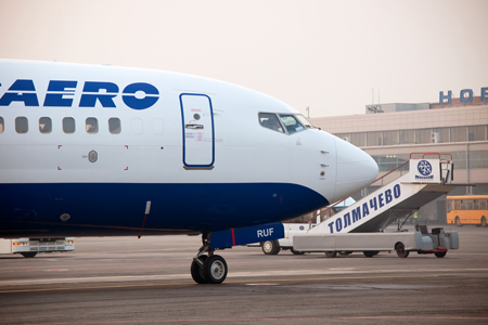 «Трансаэро» запустила новый рейс из новосибирского аэропорта «Толмачёво» в московский «Внуково»