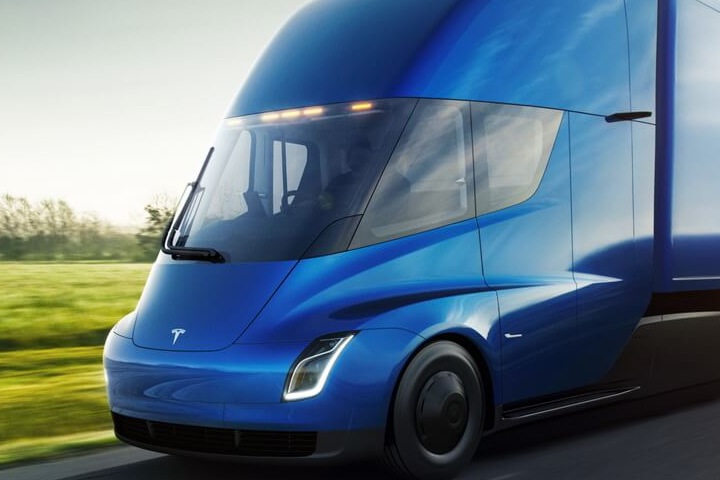 Грузовой электрокар Tesla Semi Truck Грузовой электрокар Tesla Semi Truck