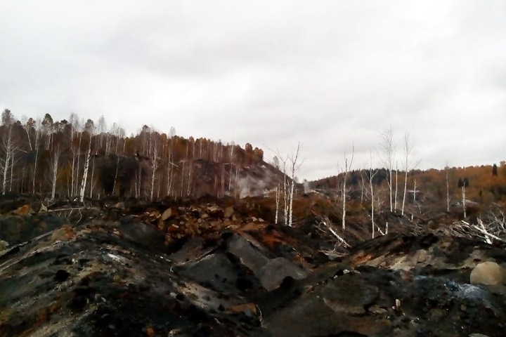 Власти прокомментировали задымление на «тулеевском» отвале под Новокузнецком Власти прокомментировали задымление на «тулеевском» отвале под Новокузнецком