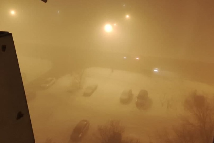 Едкий смог накрыл Омск Едкий смог накрыл Омск