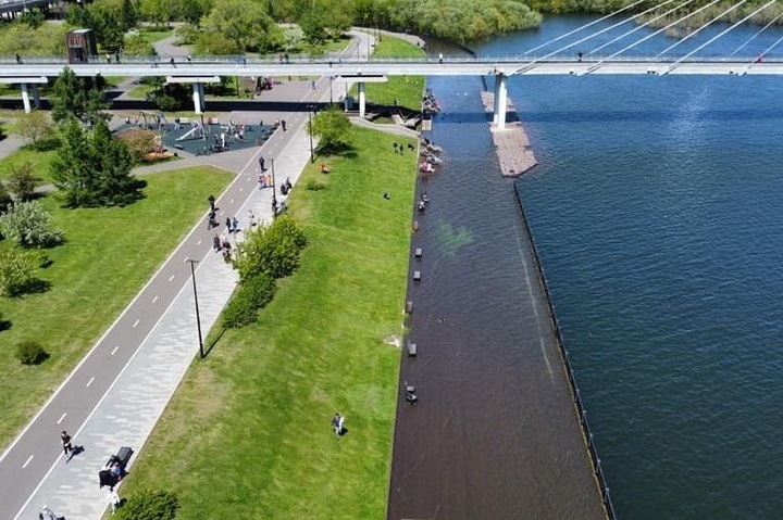 Мэр Красноярска назвал причину подтопления городской набережной