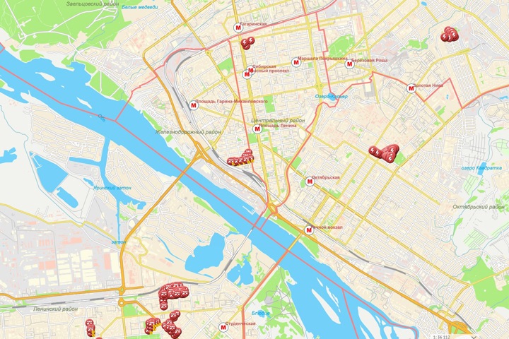 Дома в центре Новосибирска остались без тепла