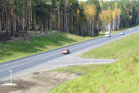 «Сибмост» отремонтировал трассу М-53 на подъезде к Томску 