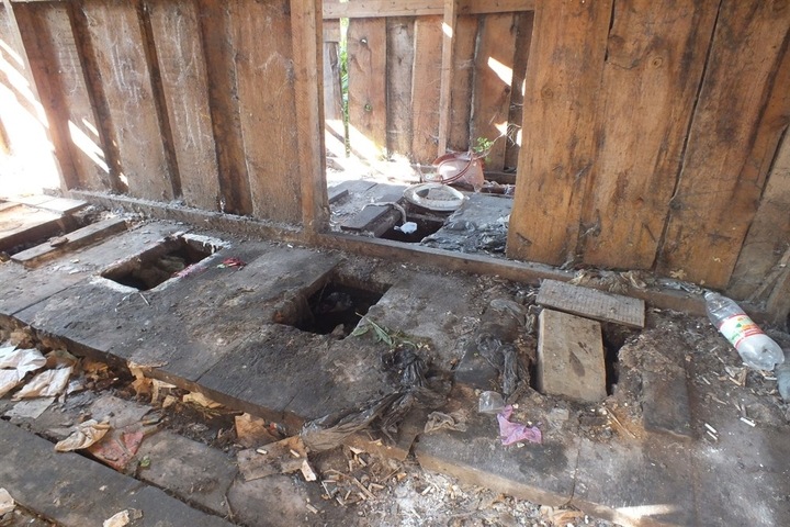 Томичи разобрали новые деревянные туалеты на дрова