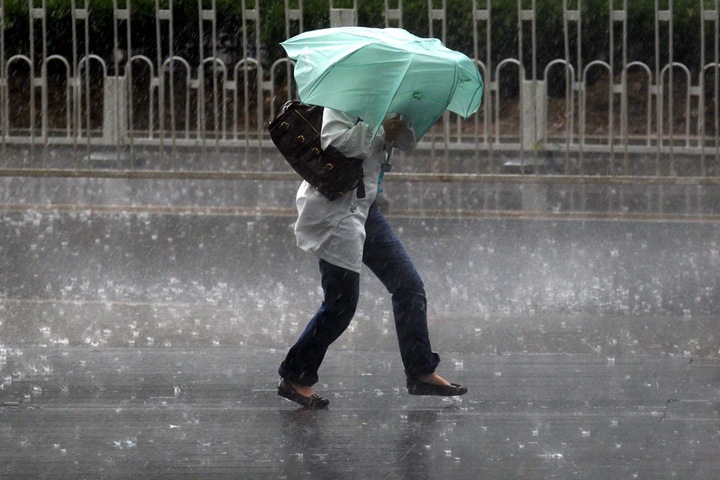 Новосибирцев предупредили о грозах с градом