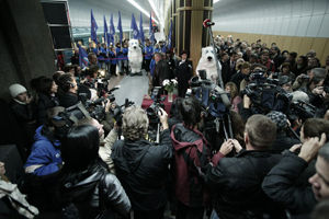 Тринадцатая станция метро открылась в Новосибирске: фоторепортаж