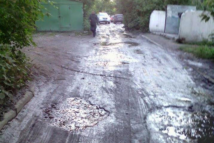 Жильцы новосибирской многоэтажки отказались идти на выборы из-за разбитой дороги Жильцы новосибирской многоэтажки отказались идти на выборы из-за разбитой дороги