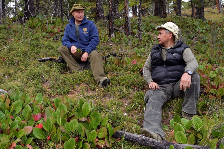 Шишки и грибы: как Путин отдохнул в Сибири