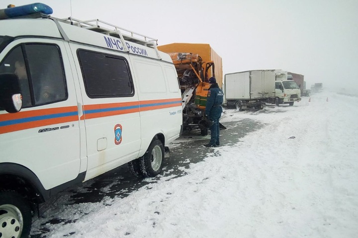 Массовое ДТП под Новосибирском обернулось жертвами Массовое ДТП под Новосибирском обернулось жертвами