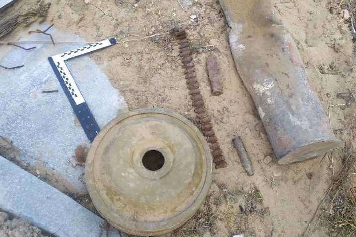 Мину нашли на пустыре в Улан-Удэ Мину нашли на пустыре в Улан-Удэ