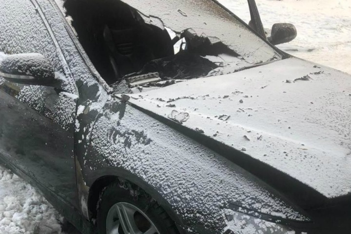 Машину активиста группы обманутых дольщиков сожгли в Бердске Машину активиста группы обманутых дольщиков сожгли в Бердске