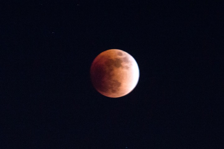 Новосибирцы наблюдают за полным лунным затмением Новосибирцы наблюдают за полным лунным затмением