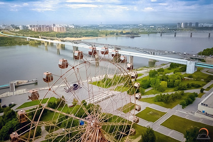 Колесо обозрения на набережной в Новосибирске закрыли после открытия Колесо обозрения на набережной в Новосибирске закрыли после открытия