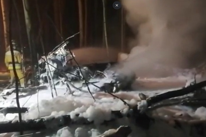 Найдены останки девяти погибших при крушении самолета под Иркутском