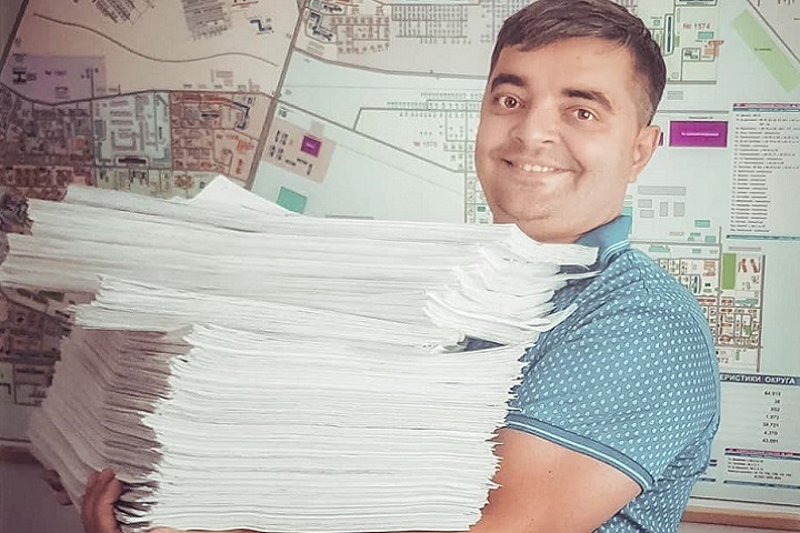 «Зеленые» сдали подписи на выборы в новосибирское заксобрание