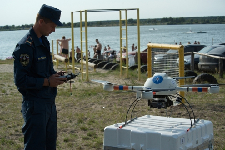 Беспилотники будут следить за безопасностью на пляжах Новосибирской области
