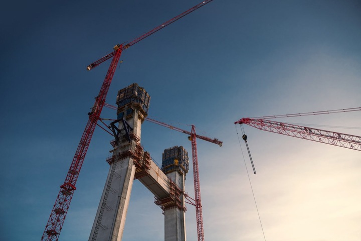 Стройка четвертого моста в Новосибирске отстает на 20% Стройка четвертого моста в Новосибирске отстает на 20%