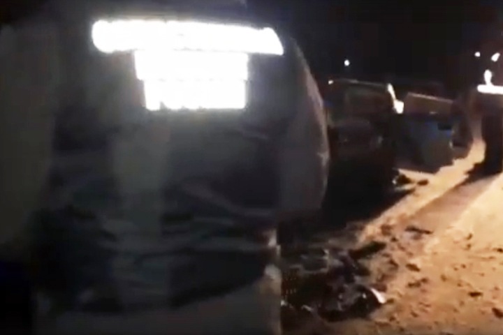 Четверо офицеров МВД разбились в аварии на Алтае Четверо офицеров МВД разбились в аварии на Алтае