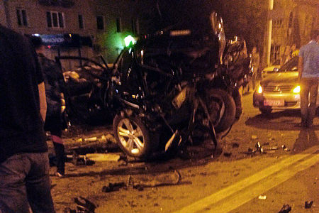 Полицейский погиб в аварии с участием дочери иркутского депутата